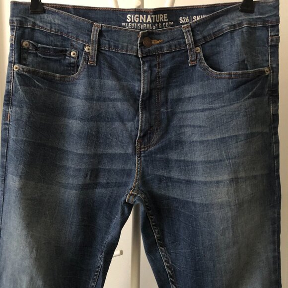 LEVI’S SIGNATURE SKINNY S26 JEANS 36/32 MEN’S NWOT - Picture 3 of 11